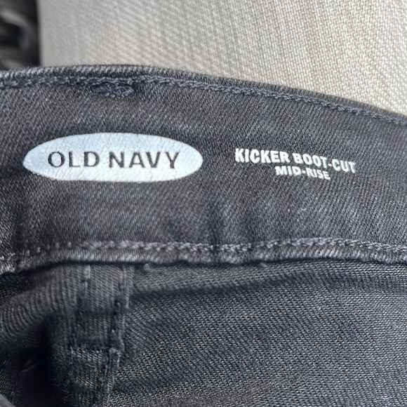 Old Navy Black Boot Cut Jeans EUC - Picture 6 of 7
